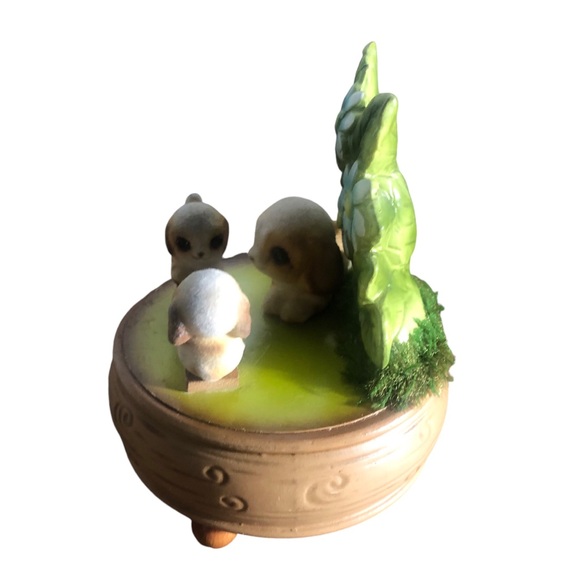 Josef Originals vintage Puppies On A Seesaw musical - Picture 3 of 5